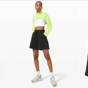 Lululemon Women’s All Yours High Rise Short 7” - Black - Size 8